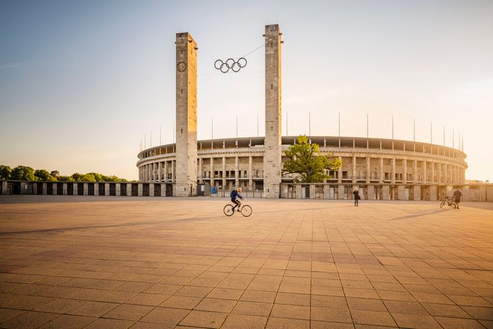 Berlin: Huvudingången till Olympiastadion