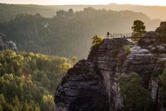 Drömska utsikter i Sachsiska Schweiz