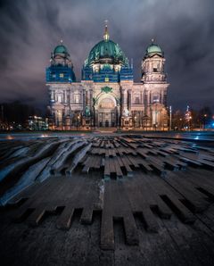 Berlins Domkyrka nattetid