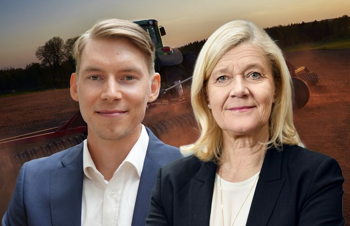 Joakim Wirén chefsekonom Gröna arbetsgivare & Lena-Liisa Tengblad vd Gröna arbetsgivare