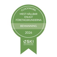 Mest hållbar enligt kunderna - Bemanning 2025