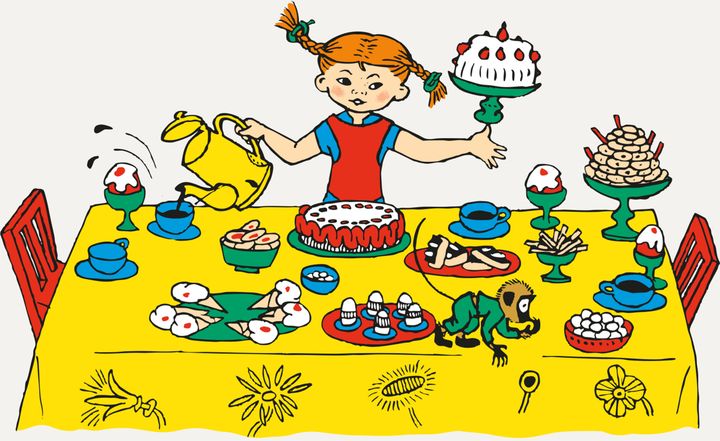 Pippi ställer till med kalas på Skansen i september.