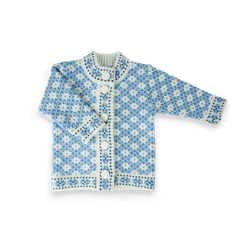 Barnkofta ljusblå.