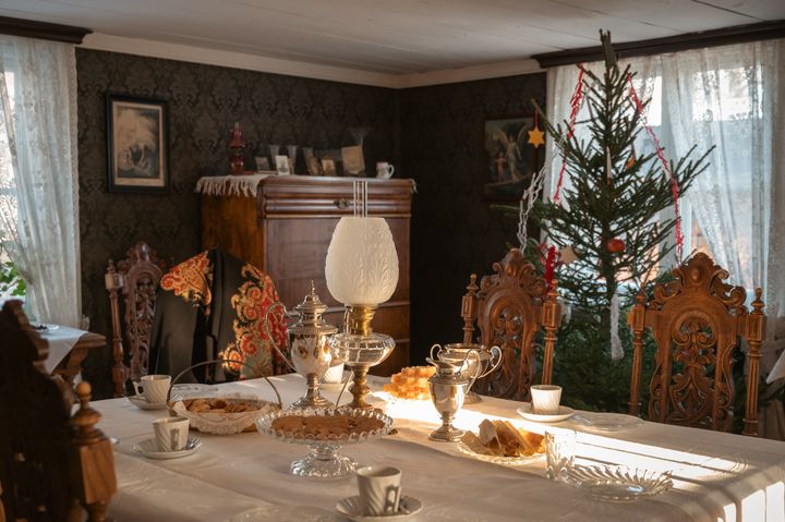 Jul i Posthuset på Skansen.