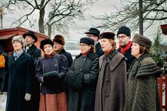 Kringvandrande kör på Skansen