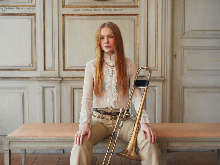 Tilde Schweitzer i Skogaholms herrgård på Skansen.