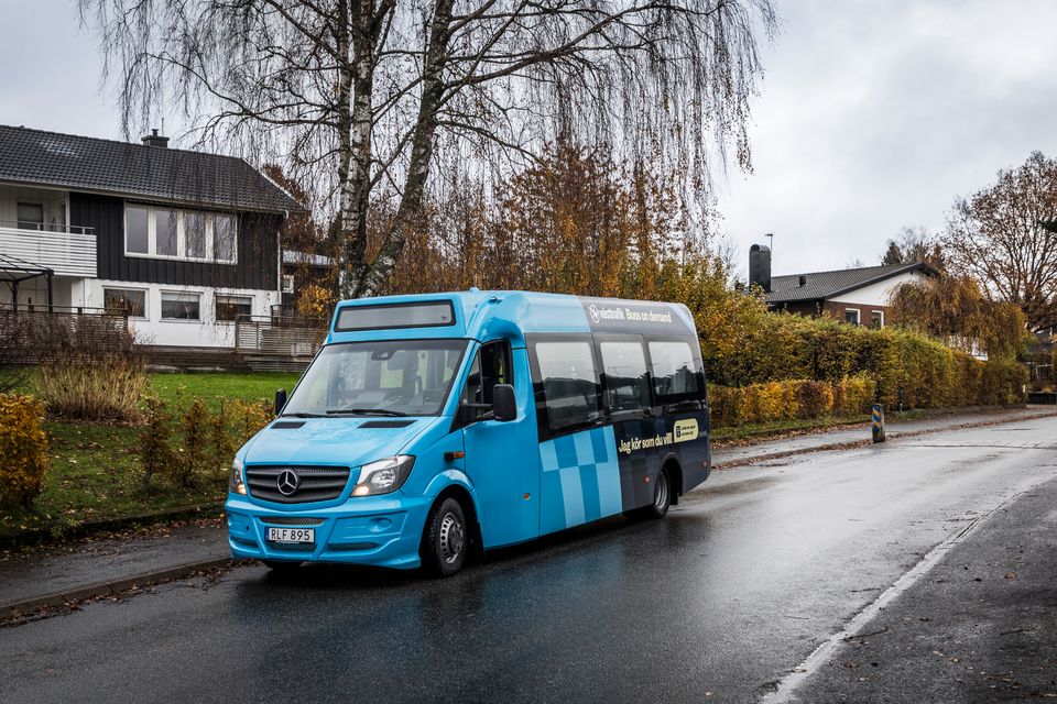 Bussen utan tidtabell är här Västtrafik