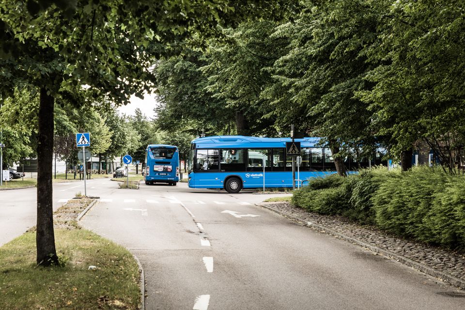 Alingsås stadstrafik får elbussar Västtrafik