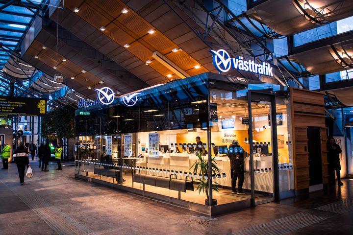 Västtrafikbutiken på Nils Ericson Terminalen blir kvar, och byter namn till kundcenter.