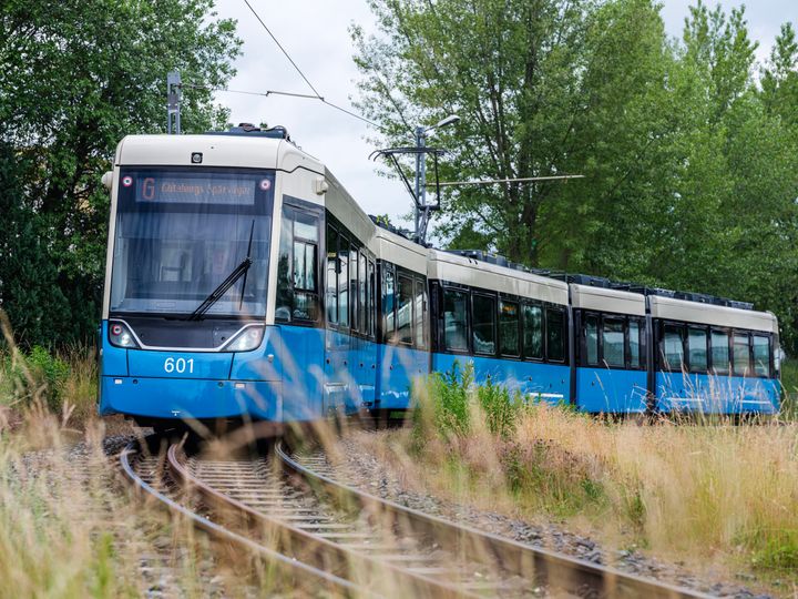 M34 Västtrafiks nya spårvagn