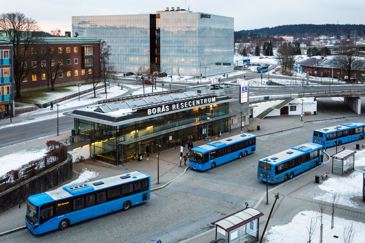 Den 15 december blir det fler turer i busstrafiken i Borås. Fotograf: Eddie Löthman.