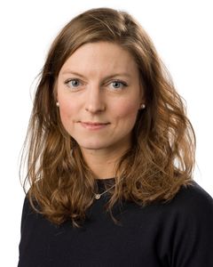 Louise Jeppsson (V) ordförande i Infrastruktur- och kollektivtrafiknämnden i Västra Götalandsregionen. Fotograf: Peter Wahlström