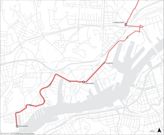 Linje 42 Västra Eriksberg - Skogome