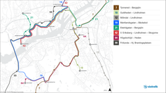 Buss- och spårvagnstrafik i Högsbohöjd och Eriksberg från december 2025