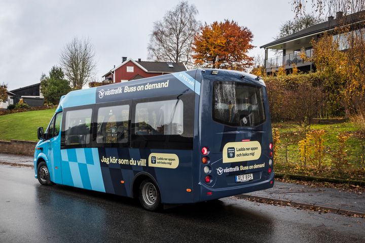 Buss on demand ska testat i Mölnlycke innan årsskiftet.