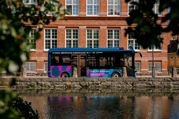 Självkörande buss i Göteborg