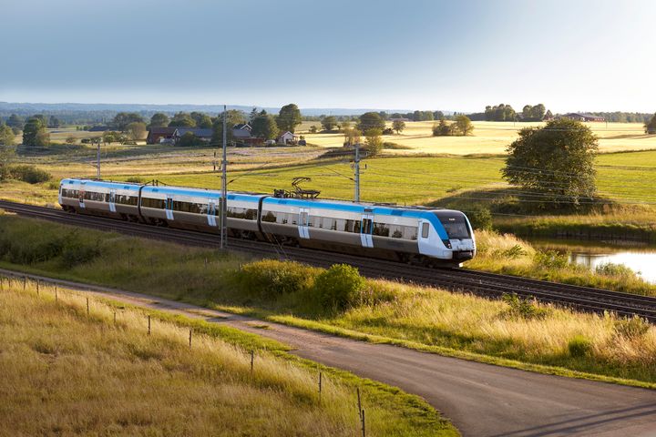 Tåg är ett av trafikslagen som ökar mest hos Västtrafik.