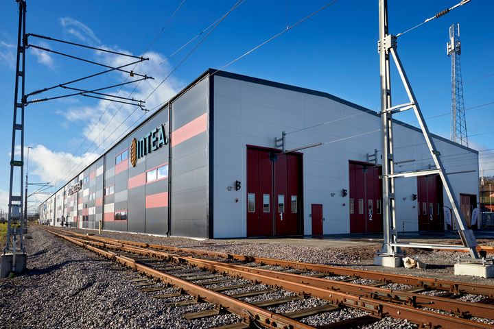 Den nya delen av depån är 4 600 kvadrameter stor.