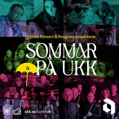 Affischbild för Sommar på UKK 2024. Formgivning: Magnus Hörberg, UKK