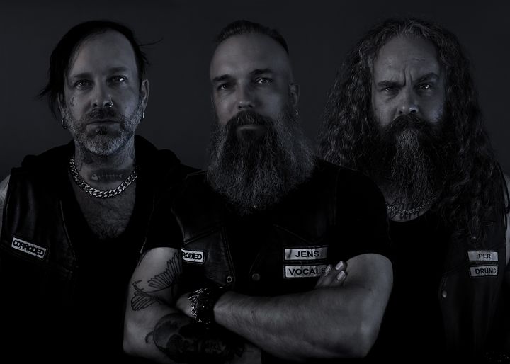 Det internationellt uppmärksammade hårdrocksbandet Corroded spelar på Eden Rock Winter Edition på UKK 24 januari. Foto: Pressbild