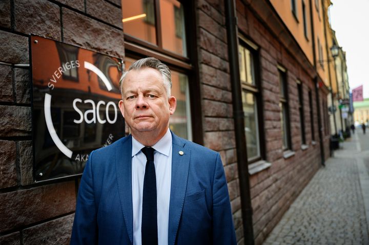 Göran Arrius, ordförande Saco. Fotograf: Simon Rehnström