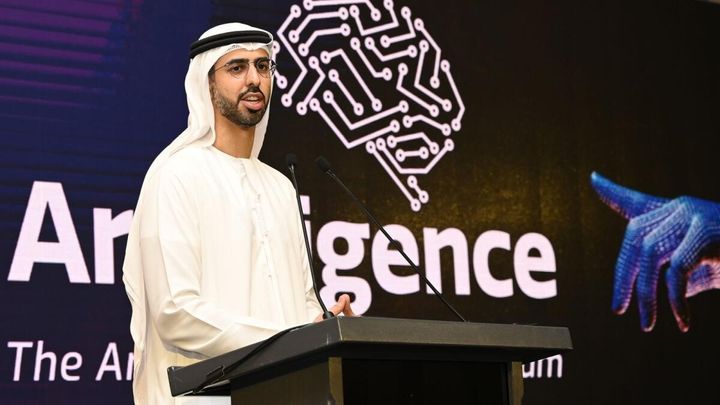 Omar Al Olama, the UAE's Minister of State for AI, Digital Economy and Remote Working