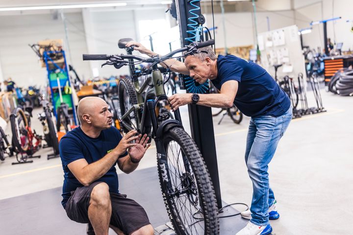 Rebike Refurbishment Center in Kempten.