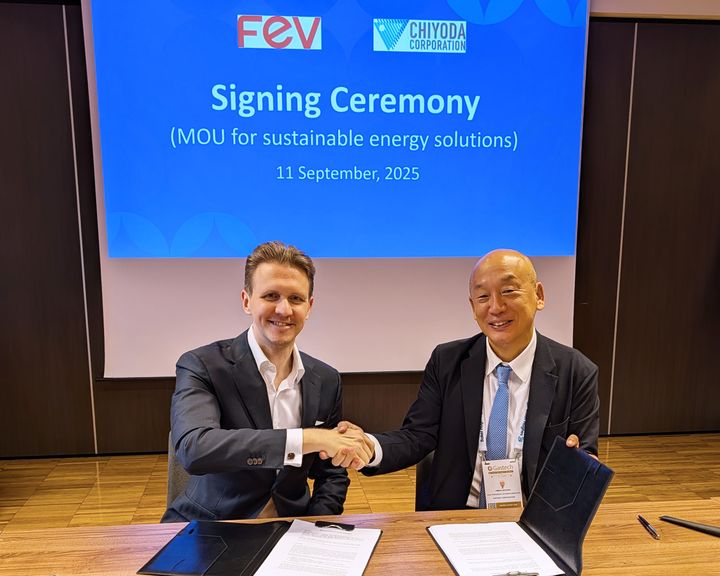 FEV and Chiyoda combine their expertise to offer customers holistic support in the planning, realization and operation of sustainable infrastructure projects. (c) Source: FEV