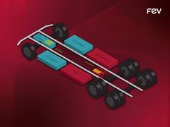 Depending  on the driving cycle through range extender trucks TCO can be reduced by up to 33 percent. Source: FEV