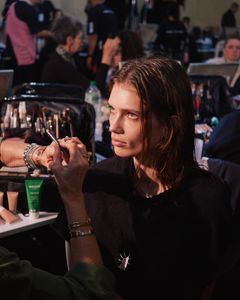 StellaMcCartney Paris Fashion Show backstage with WELEDA Skin Food
