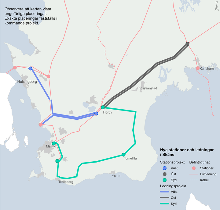 Regionala nätutvecklingsplanen för södra Sverige under tidsperioden 2036-2045.