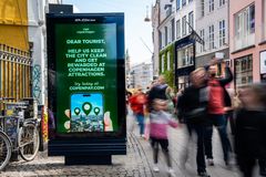 Reklam för CopenPay på Köpenhamns gator. Foto: Mark Tanggaard/Copenhagen Media Center