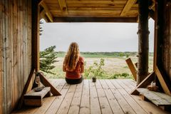 Campa bland trädtopparna. Foto: Sarah Green