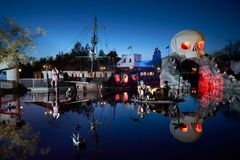 Mini-land på LEGOLAND® under Halloween. Foto: LEGOLAND®