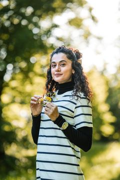 "Bollywoodstjärnan" Taapsee Pannu gillar Odense. Foto: Benjamin Dalby/VisitOdense