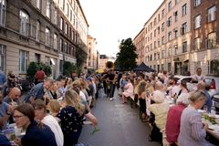Långbordssmiddag i Köpenhamn under matfestivalen Copenhagen Cooking. Foto: IsabellaReinholdt©/Food Organisation of Denmark