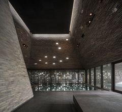 Interiör bild av KAI, Köpenhamns nya bad- och kulturhus. Foto: Rasmus Hjortshøj