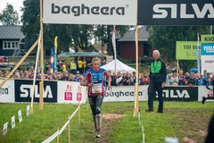 Hanna Lundberg, OK Renen springer i mål som tvåa i D21 Elit på O-Ringen 2023