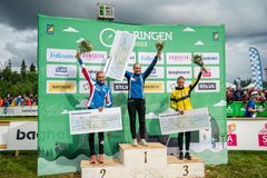 Hanna Lundberg, OK Renen, Sara Hagström, IFK Göteborg, Marie Olaussen, Stora Tuna OK, prispallen D21 Elit