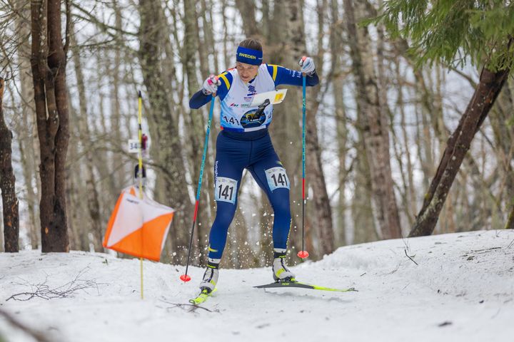 Magdalena Olsson är totalvinnare av världscupen i skidorientering 2024.