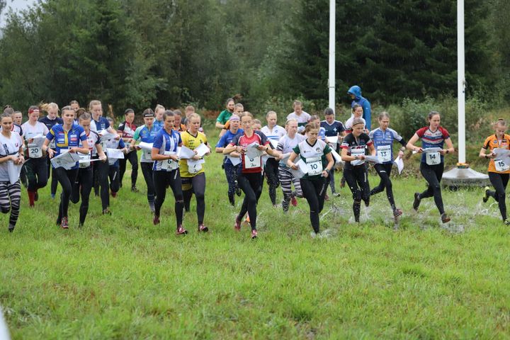 Här ser vi löpare under SM i stafett i fjol utanför Sundsvall