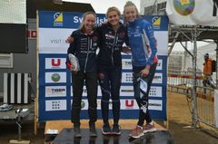 Prispallen i klassen Women 21 på första deltävlingen av Swedish League