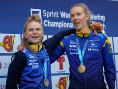 Karolin Ohlsson och Tove Alexandersson, nybakade VM-medaljörer