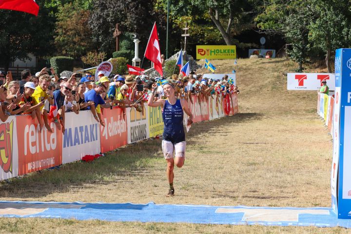 Tove Alexandersson under upploppet i EM