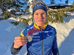 Isak Lundholm med silver på U23-VM.