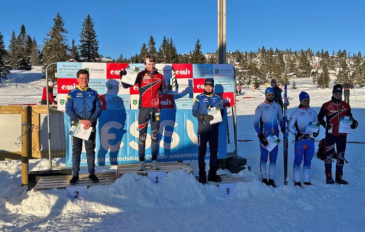 Jonatan Ståhl tog andra plats bakom Jörgen Baklid och Andrei Lamov slutade trea.