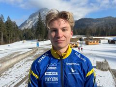 Isak Lundholm efter fin femteplats i Ruhpolding