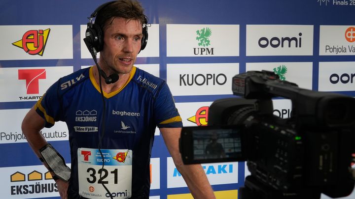 Martin Regborn under världscupavslutningen i Kuopio 2024