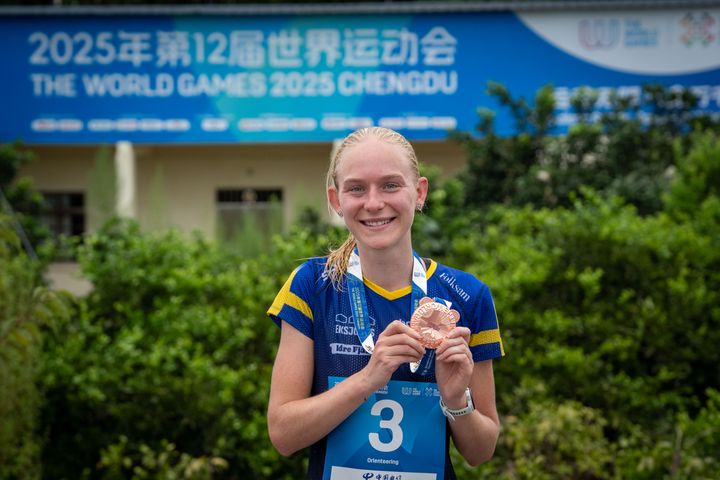 Alva Sonesson tog brons i medeldistansen