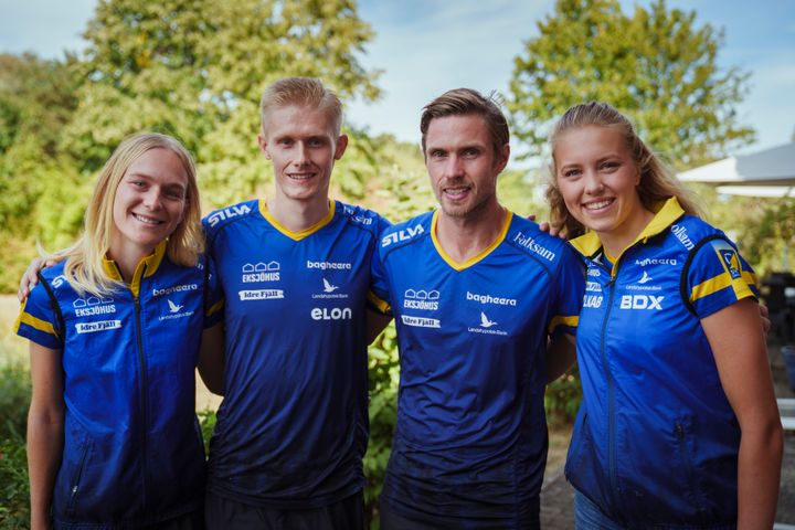 Stafettlaget bestående av: Alva Sonesson, Jonatan Gustafsson, Martin Regborn och Hanna Lundberg
